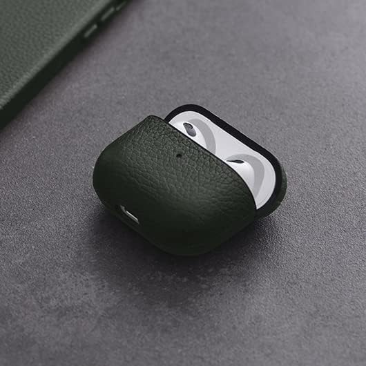 Woolnut Leder Hülle Case für AirPods 3. Gen - Grün, Grün