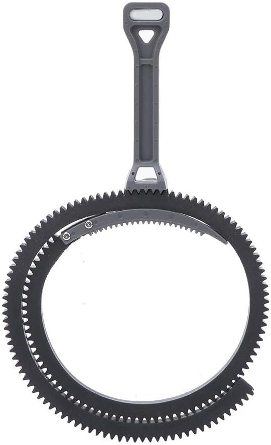Topiky Einstellbarer Zoom Follow Focus Fokussiergriff mit Zahnriemenring für 46mm-110mm-Objektive(Gr