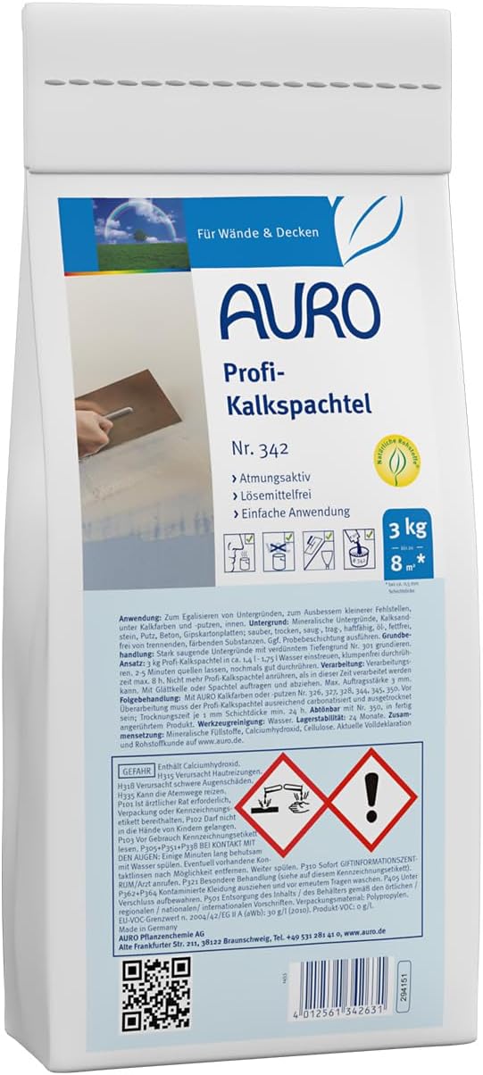 AURO Profi-Kalkspachtel Nr. 342 - 3 kg