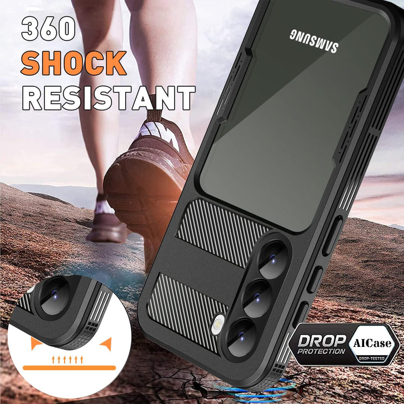 AICase für Samsung Galaxy S23 Wasserdicht Hülle (6.1") 360 Grad Schutz Outdoor Rundumschutz IP68 zer