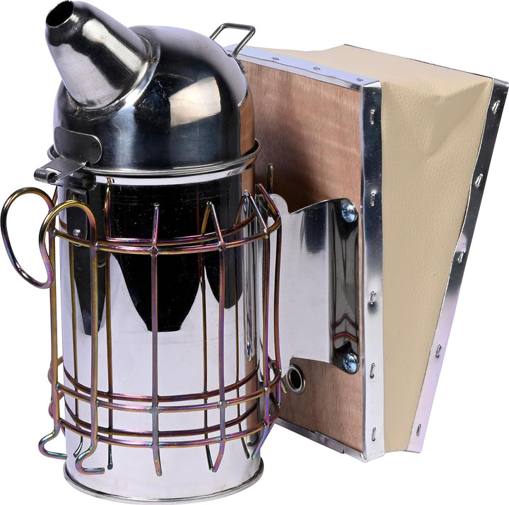 dobar® 28336e Imker Starter Set 6 teilig - Imker Zubehör - Imkereibedarf - Smoker & Räucher-Mix - 1x