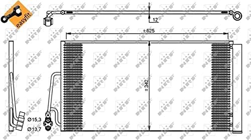 NRF 35898 Kondensator, Klimaanlage