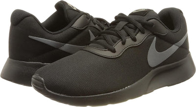 Nike Damen Tanjun Refine Sneaker 38.5 EU Black Cool Grey Volt Flat Pewter, 38.5 EU Black Cool Grey V