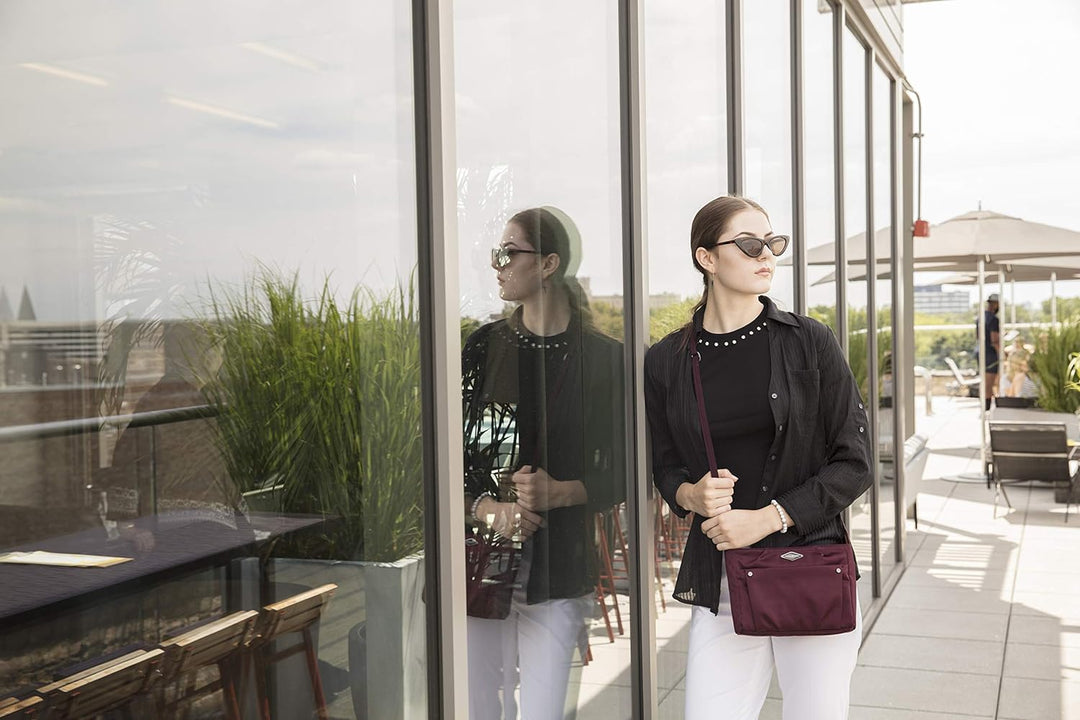 Travelon Damen Parkview Kuriertasche (1er Pack) Einheitsgrösse Mehrfarbig, Einheitsgrösse Mehrfarbig