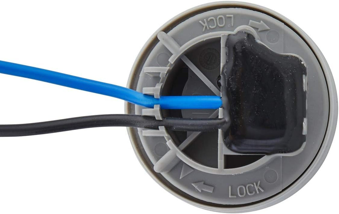 HELLA - Nebelschlussleuchte - Halogen - 24/12V - Einbau - Lichtscheibenfarbe: rot - Stecker: Flachst