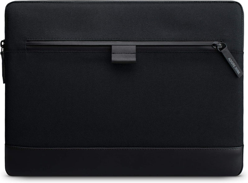 Adore June 14 Zoll Bent Laptop Tasche Schwarz kompatibel mit MacBook Pro 14 2023 2021, Nachhaltige R