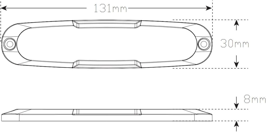 Kombi Rückleuchte Slim - universal