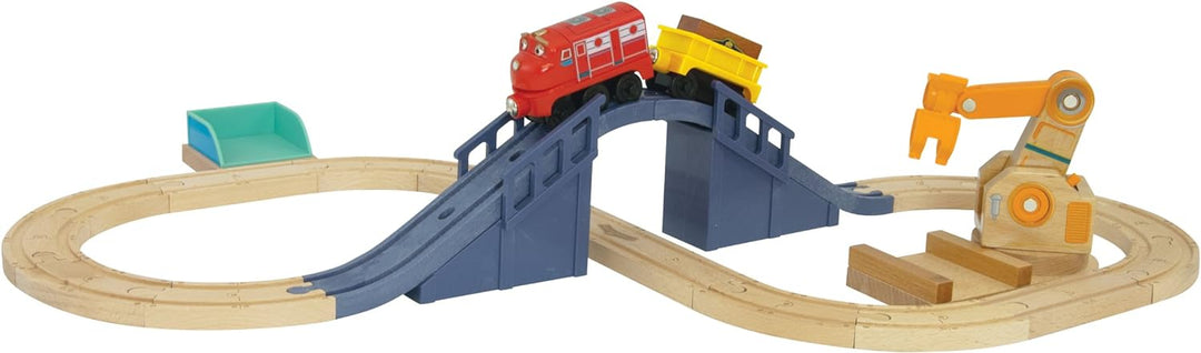 Chuggington LC56715 - Achterschienenset mit Wilson (Holz - Schienenpack)