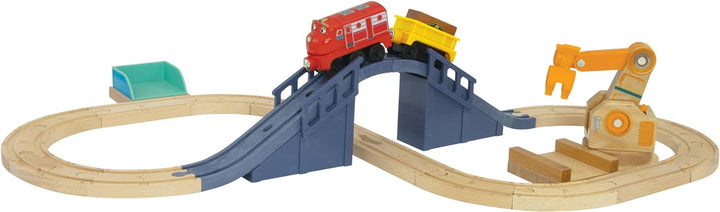 Chuggington LC56715 - Achterschienenset mit Wilson (Holz - Schienenpack)