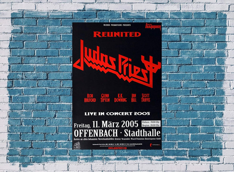 Judas Priest - Reunited, Frankfurt 2005 » Konzertplakat/Premium Poster | Live Konzert Veranstaltung