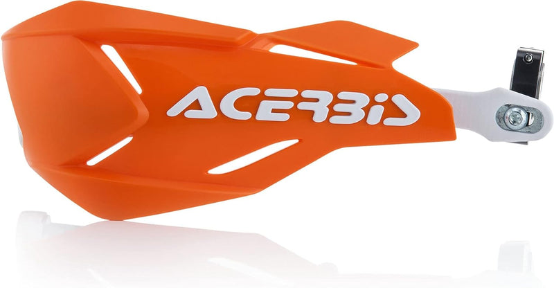 Acerbis 0022397.203 X-FACTORY Handschutz, Orange/Weiss, Orange/Weiss