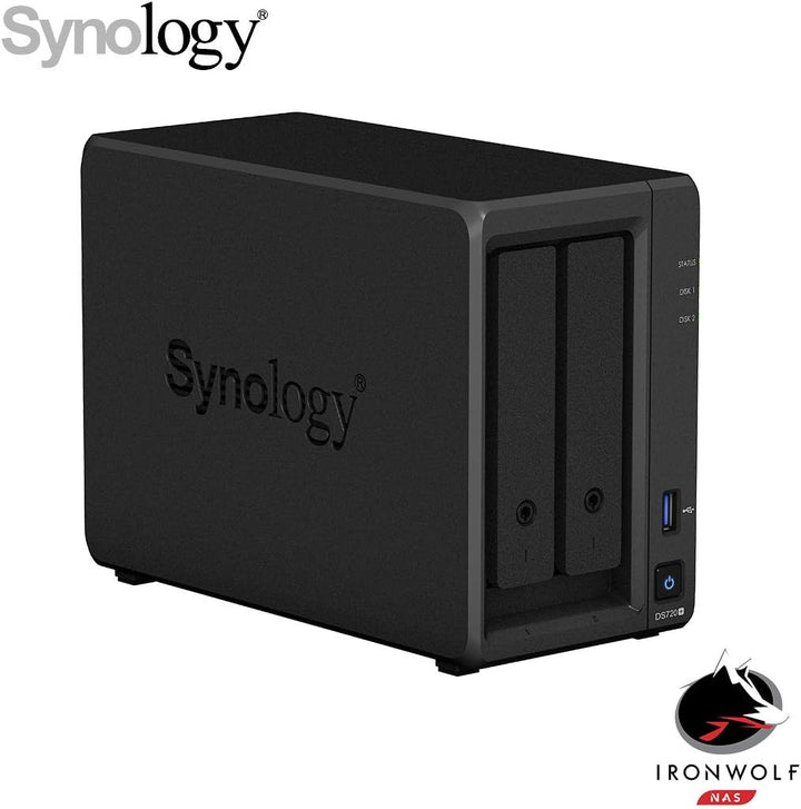 Synology DS720+ 6GB NAS 4To 4To Seagate IronWolf, 4To Seagate IronWolf