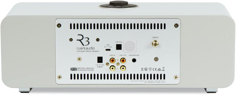 RUARK AUDIO R3 Stereo Dab+ CD Bluetooth WiFi USB-C Internetradio grau