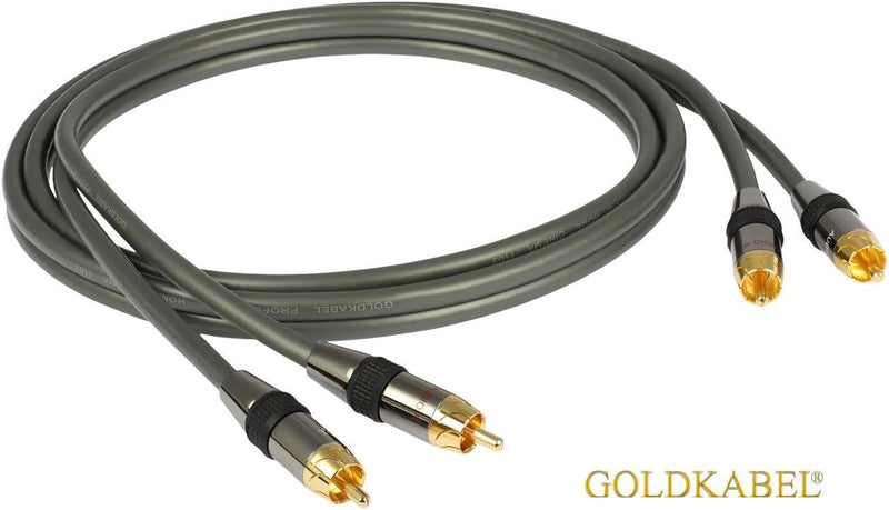 Goldkabel Profi Cinch Stereo 5,0 Meter