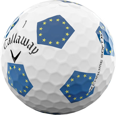 Callaway Golf Chrome Soft Golfbälle (Serie 2022) EU Truvis, EU Truvis