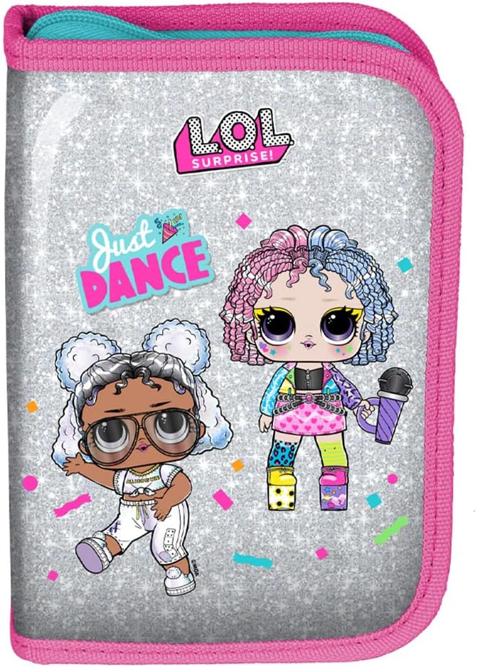 LOL Schulranzen Mädchen 1 Klasse Tornister Schulrucksack SET 3 tlg. L.O.L. für Grundschule ergonomis