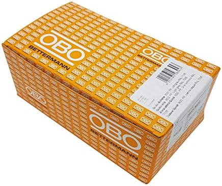 200x OBO Bettermann M20 Quick-Schellen | Klemmschelle | Rohrschelle | anreihbar | lichtgrau | 20mm |