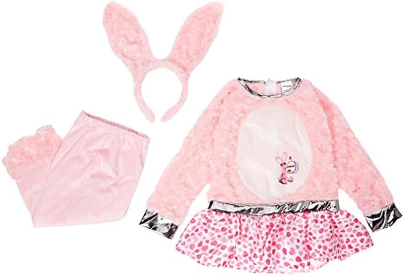 Dress Up America 811-T2 Energizer Häschen-Kleid Mädchenkostüm, Pink, Grösse 1-2 Jahre (Taille: 61-66