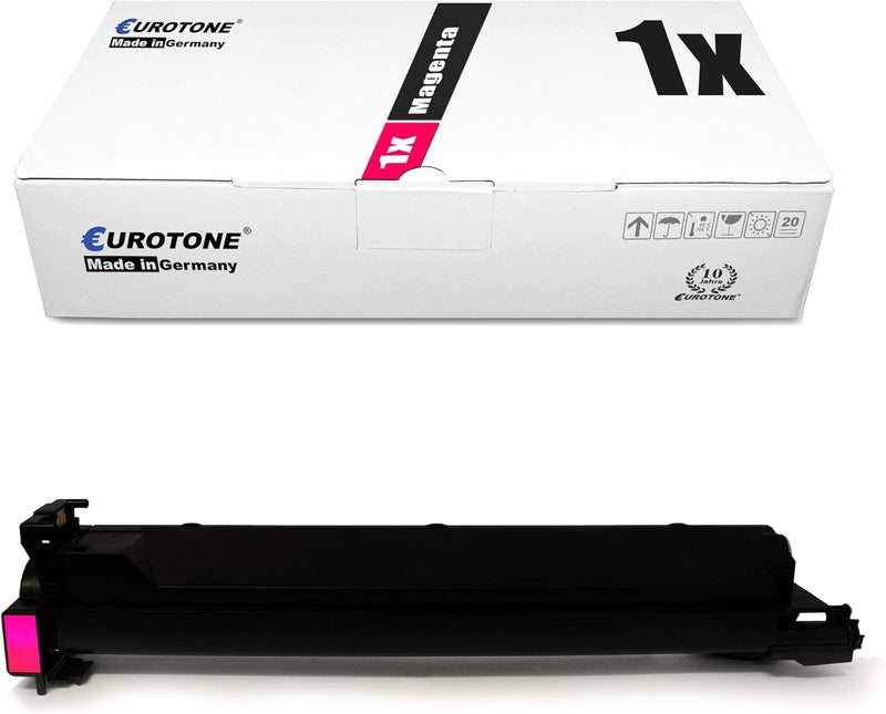 Eurotone 1x Müller Printware Toner für Konica Minolta Bizhub C 203 253 ersetzt A0D7352 TN213M 1x Mag