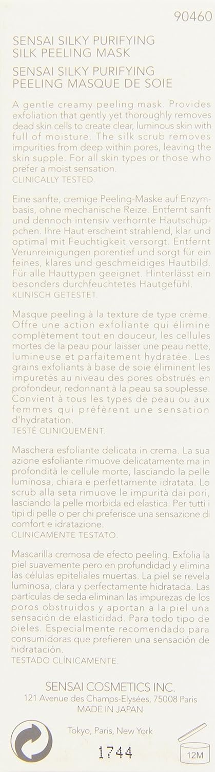 Kanebo Sensai Silky Purifying Silk Peeling Mask Gesichtsmaske, 90 ml