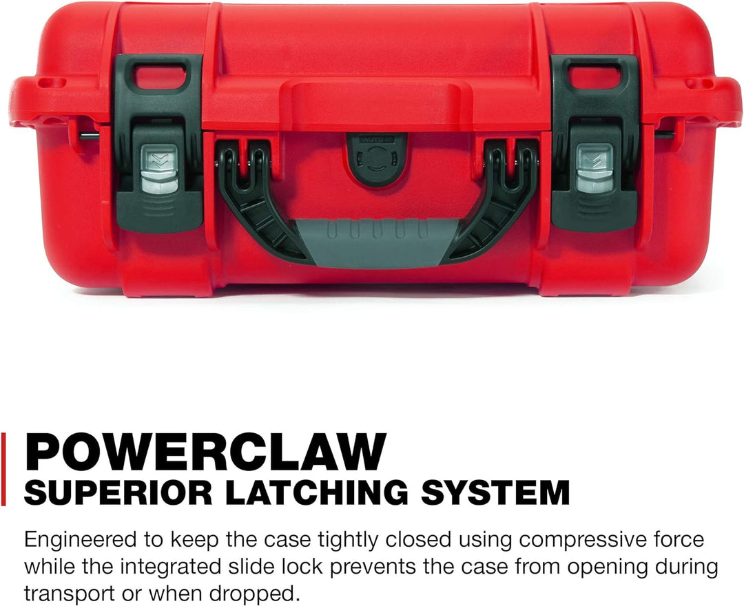 Nanuk 920 Wasserdichter Hartschalenkoffer Mit Plüschschaumeinlage - Rot Rot Würfelförmiger Schaumsto