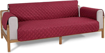 PETCUTE Sofabezug Sofaüberwurf Anti-Rutsch Sofa schonbezug wasserdichtes Sofabezüge 3 Sitzer Quilted