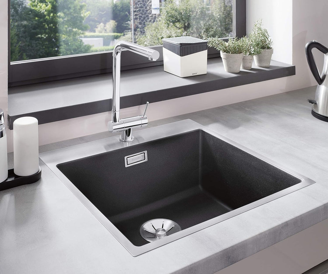 BLANCO SUBLINE 500-IF/A SteelFrame | SILGRANIT anthrazit | Einbauart: Einbau von Oben & Flächenbündi