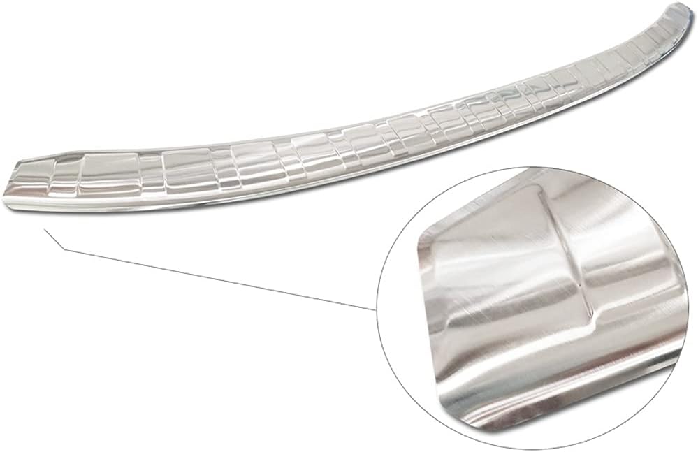 Avisa Edelstahl Heckstossstangenschutz kompatibel mit BMW i3 (i01) Facelift 2017- 'Ribs'