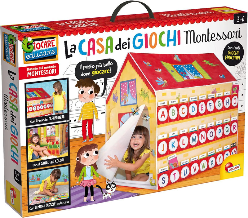 Liscianigiochi 97180 Montessori Mein Haus der Lernspiele, Spiel der Farben, Mehrfarbig, Large