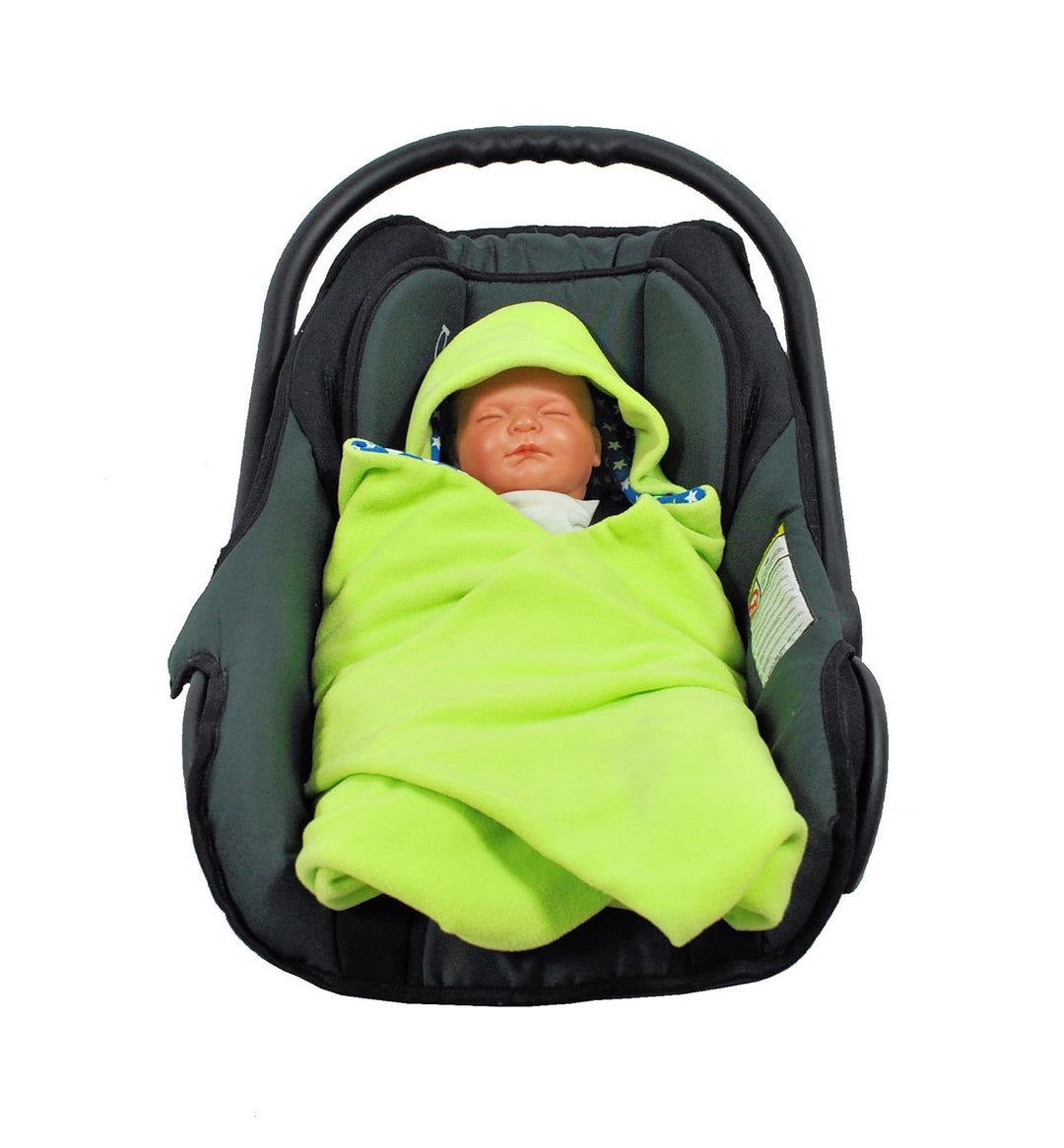 HOBEA-Germany – Einschlagdecke Fusssack für die Babyschale Sommer, Farben Sommerdecken: Sommer hellg