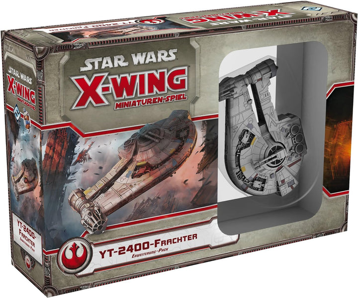 Asmodee HEI0422 - Star Wars X-Wing - YT-2400 Frachter, Erweiterung-Pack