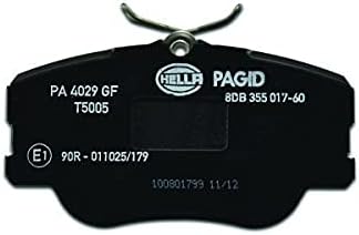 HELLA PAGID 8DB 355 017-601 Bremsbelagsatz - T5005 - Dicke/Stärke: 19.3mm - Bremssystem: Lucas - für