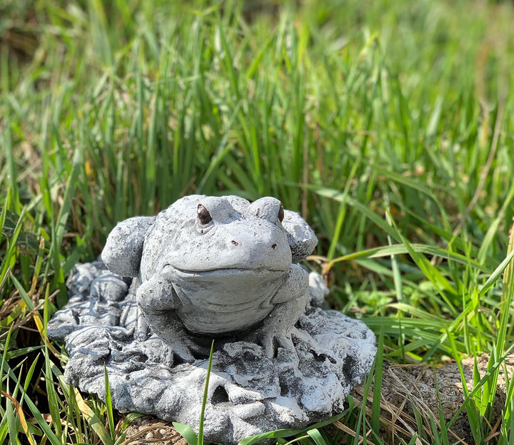 Stone and Style Steinfigur Frosch Frösche frostfest wetterfest Gartenfigur