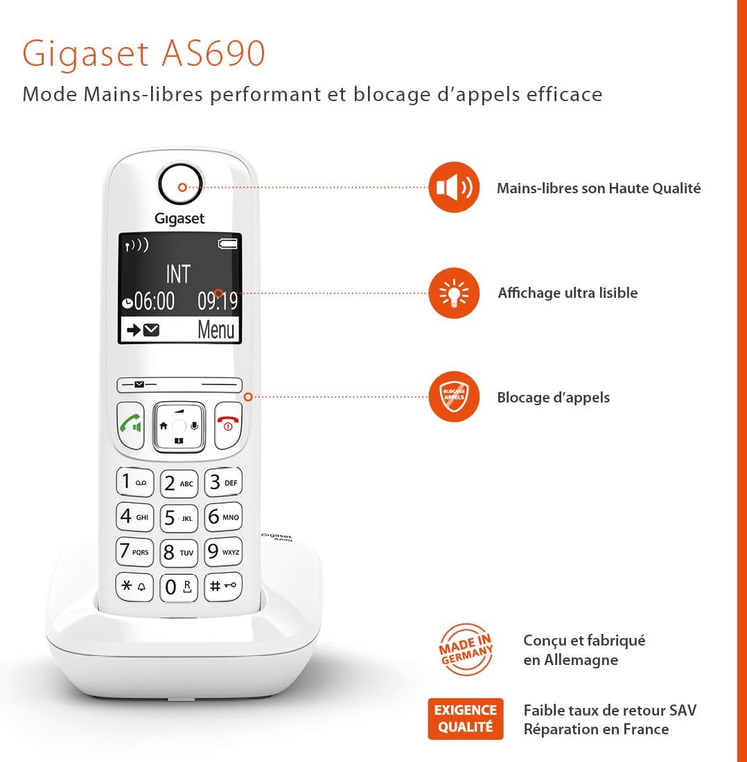 Gigaset AS690 DUO [Französische Version]