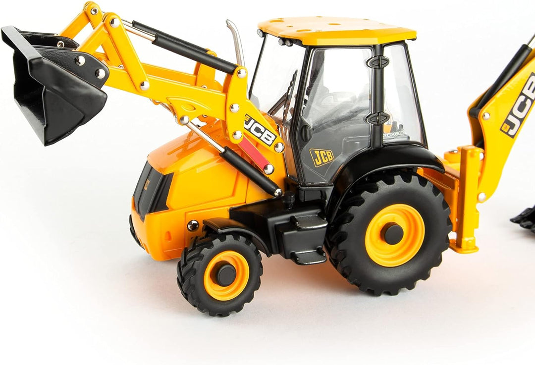 TOMY 42702 JCB 3CX Baggerlader, Britains Schiebe Spielzeug aus hochwertigem Material im Massstab 1:3