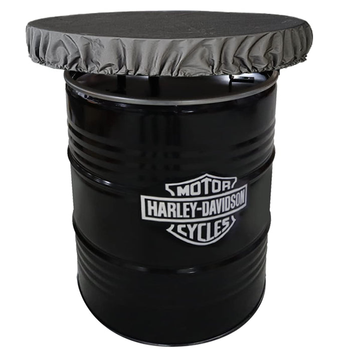 QUICK STAR 10 Stück Fasshaube 60cm aus Polyester PVC Schutzhülle Ölfass Regentonne Stahlfass Fassabd