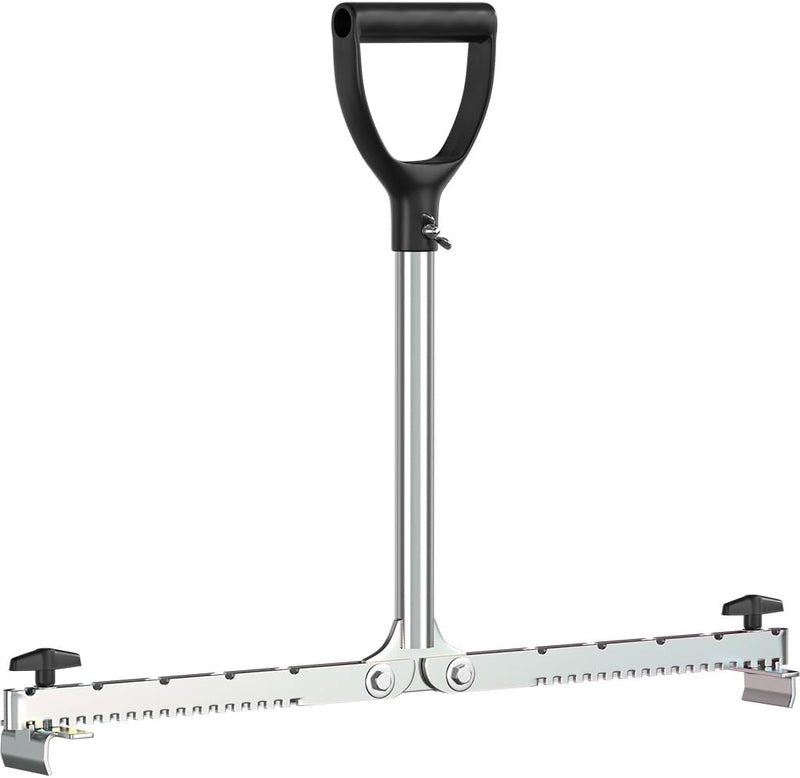 LANGFIT® Plattenheber - Rückenfreundlich durch extra langen Griff - 30 bis 62cm - Schonend für Rücke