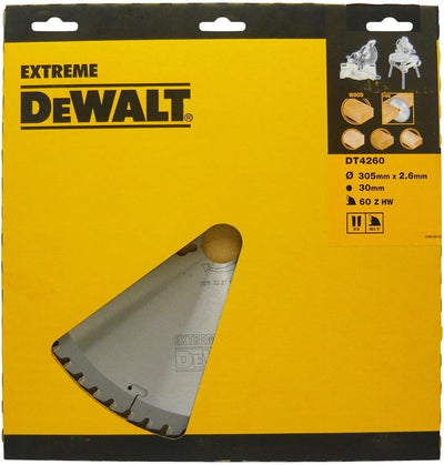 DeWalt Stationärkreissägeblatt / Kreissägeblatt Extreme (305/30mm 60WZ, feine Schnitte und Querschni