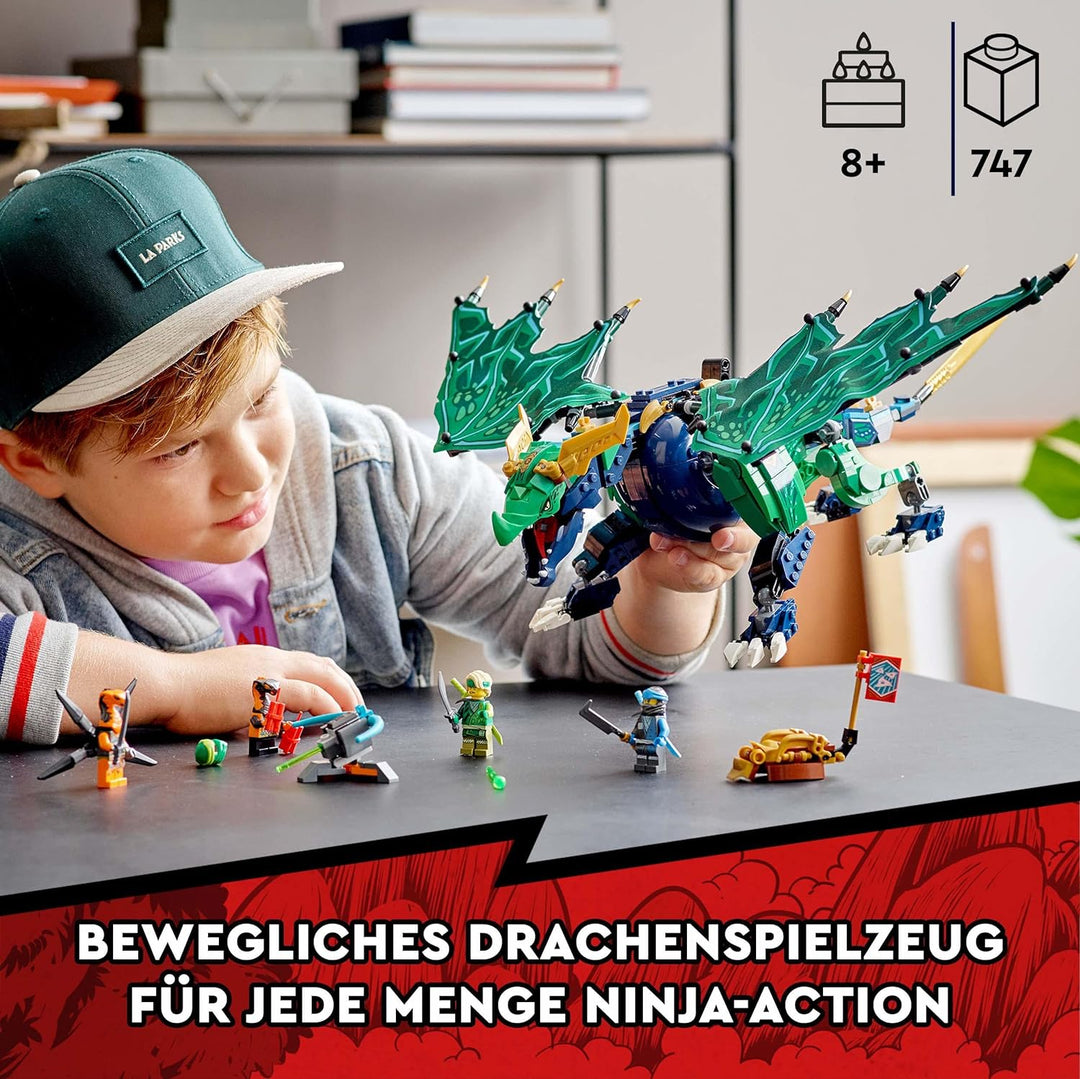 LEGO 71766 NINJAGO Lloyds legendärer Drache, Spielzeug für Jungen und Mädchen ab 8 Jahren mit Drache