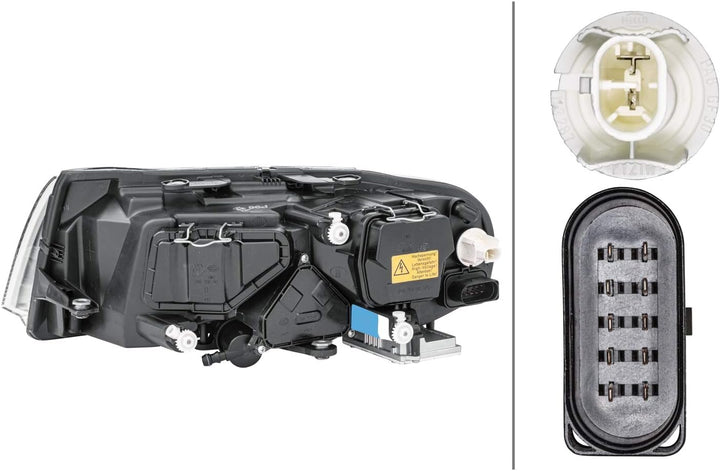 HELLA 1EL 246 042-441 Bi-Xenon/DE/FF/Halogen-Hauptscheinwerfer - rechts - für u.a. Skoda Superb I (3