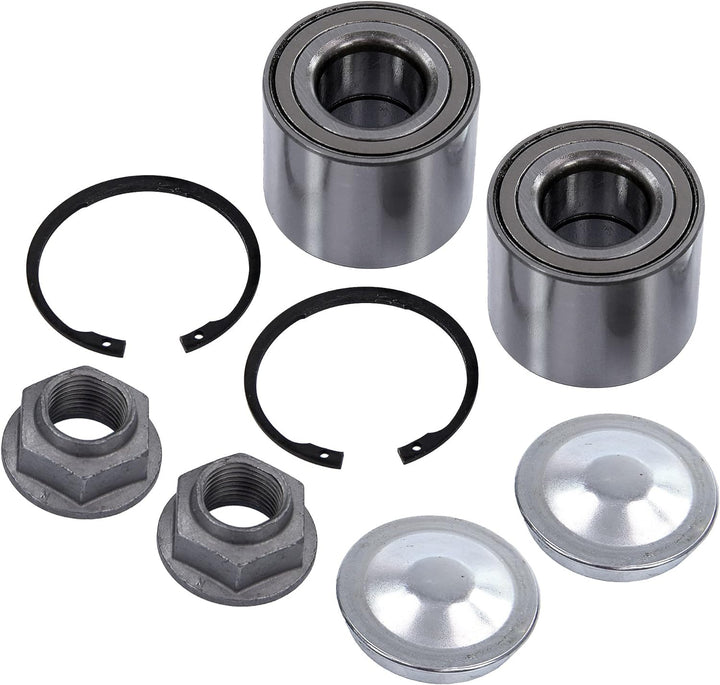 BESTPRICE 2x Radlager hinten Radlagersatz Radlager Set