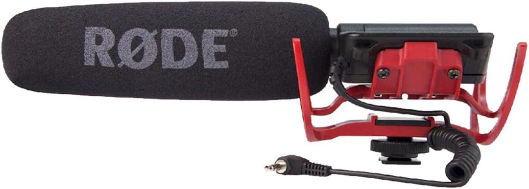 Rode Videomic Rycote Richtmikrofon Kameramikrofon + keepdrum WS-WH Fell-Windschutz + keepdrum Verlän
