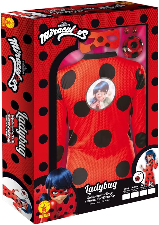 Rubies – Set Ladybug + Set Yoyo & Ohrringe – 155160L – Grösse L 7 bis 8 Jahre