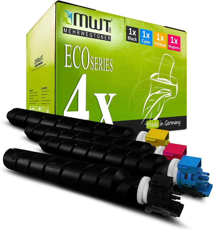 4X Kraft Office Supplies XXL Toner im Set kompatibel für Kyocera TASKalfa /Copystar 3252ci 3253ci er