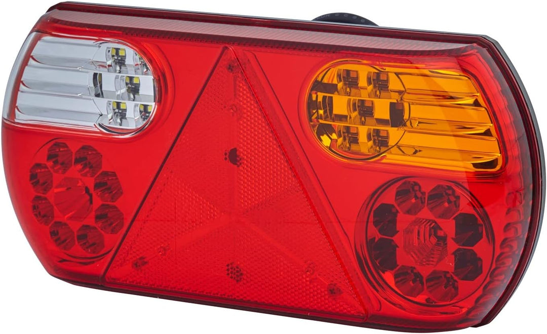 HELLA - Heckleuchte - Valuefit - LED - 12V - Anbau/geschraubt - Lichtscheibenfarbe: mehrfarbig - Ste