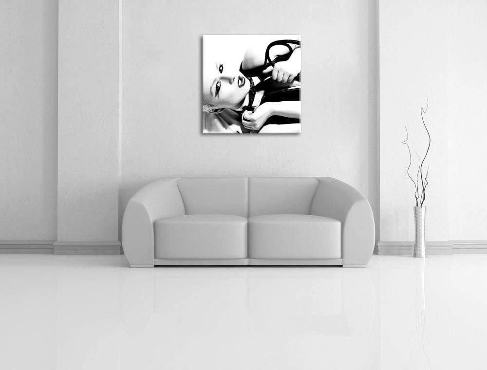 Sexy Mistress Shades of, Format: 70x70 auf Leinwand, XXL riesige Bilder fertig gerahmt mit Keilrahme