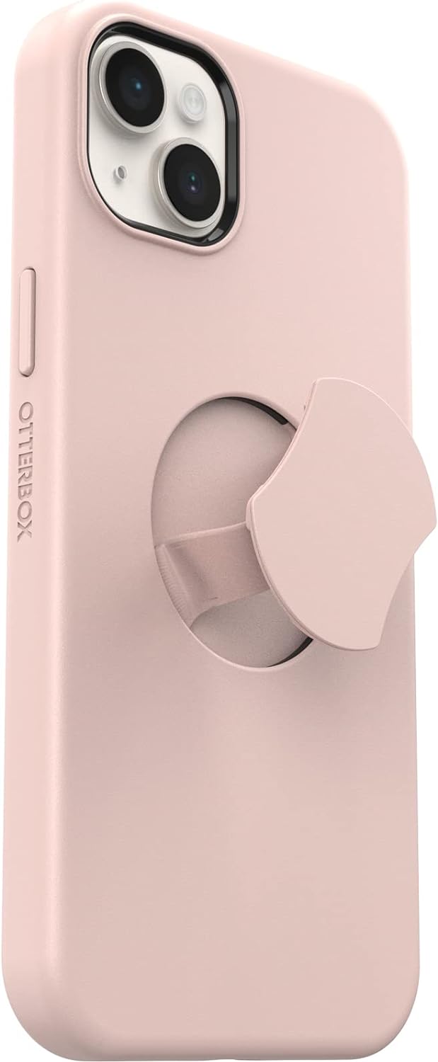OtterBox OtterGrip Symmetry Series Schutzhülle für iPhone 14 Plus (Made Me Blush), integrierter Grif