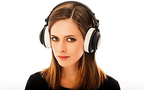 7even Headphone black / Dj, Hifi, Sport Kopfhörer schwarz , dreh-klappbar, tauschbares Kabel, 110db,