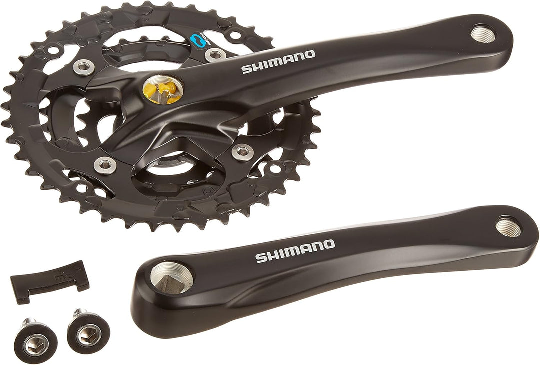 SHIMANO M361 Kurbelgarnitur Acera (schwarz, 175-mm 42/32/22t 7/8 Speed)