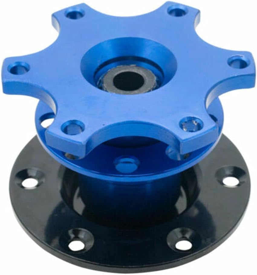 Riloer Auto-Lenkrad-Schnellspannnabe Adapt Universal Snap Off Racing/Rally/Motorsport Lenkradnabe (B